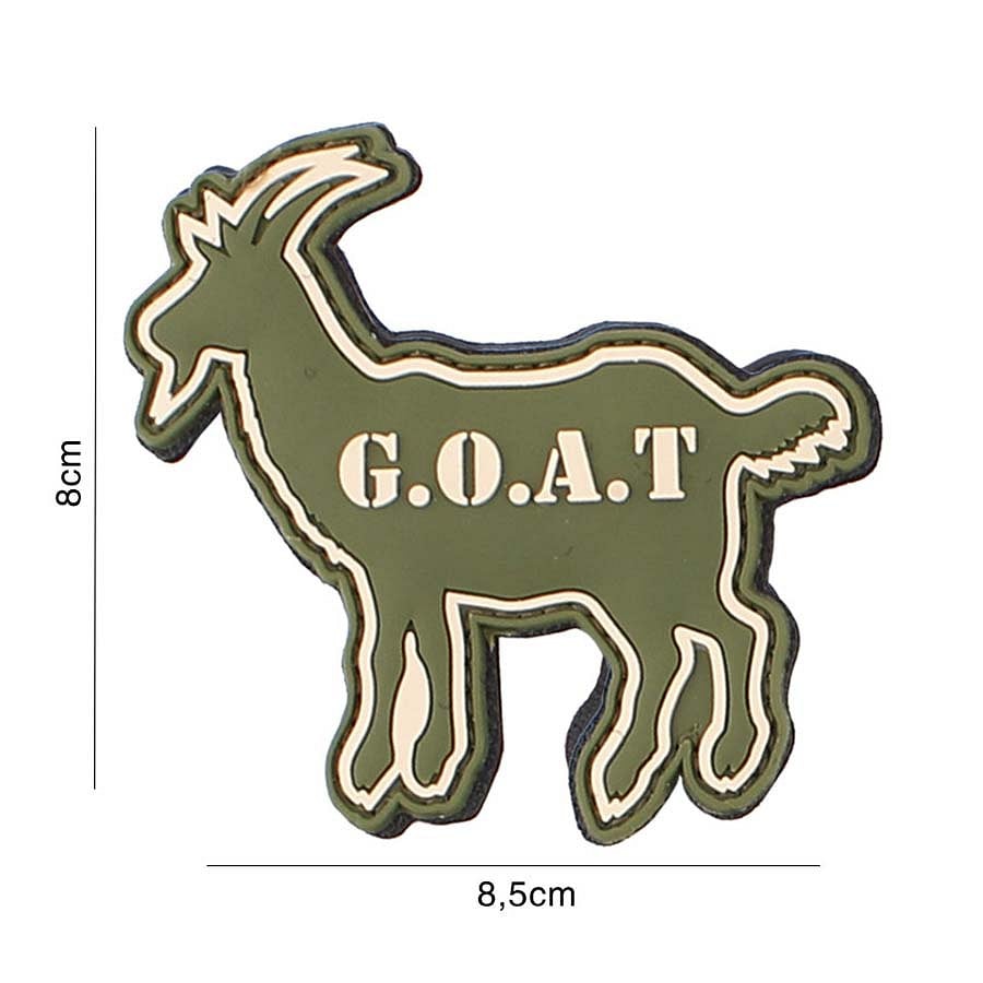101 G.O.A.T 3D PVC Patch - Olive