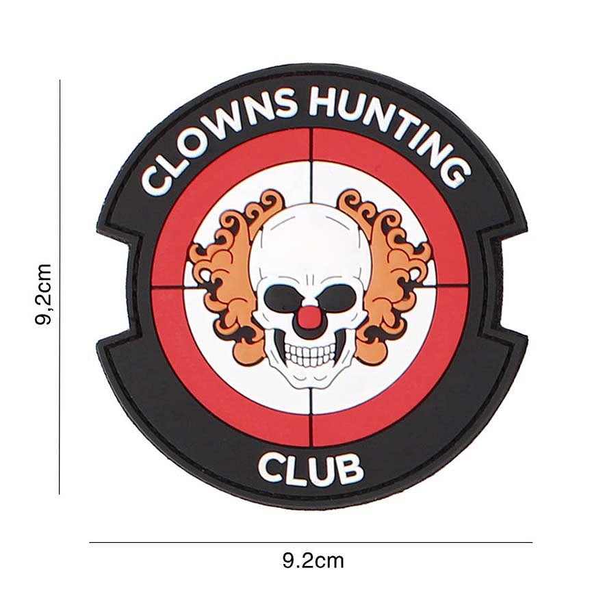 101 Clowns Hunting Club 3D PVC Patch