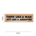 101 Think Like a Man 3D PVC Patch - Desert