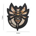 101 Bee Angry 3D PVC Patch - Woodland