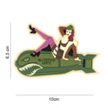 101 Pinup Girl Bomb 3D PVC Patch