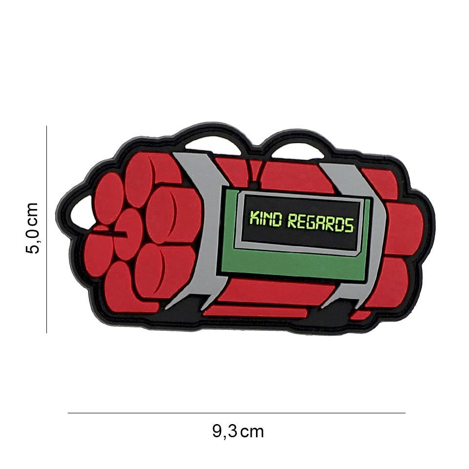 101 Kind Regards Dynamite 3D PVC Patch