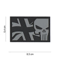 101 Punisher UK Flag 3D PVC Patch