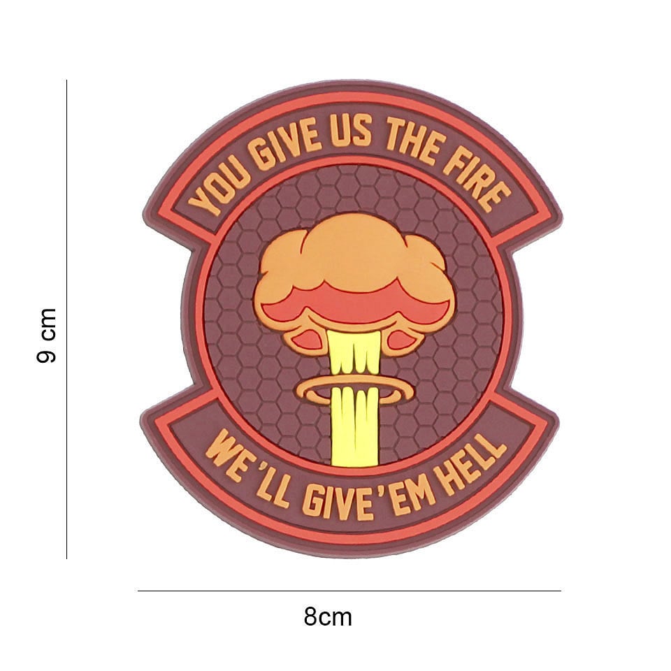 101 We Give 'Em Hell 3D PVC Patch