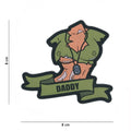 101 Daddy Army Girl 3D PVC Patch