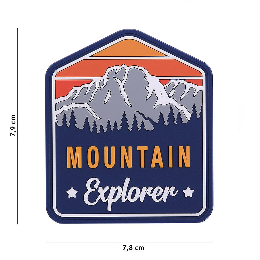 Fosco Mountain Explorer 3D PVC Patch
