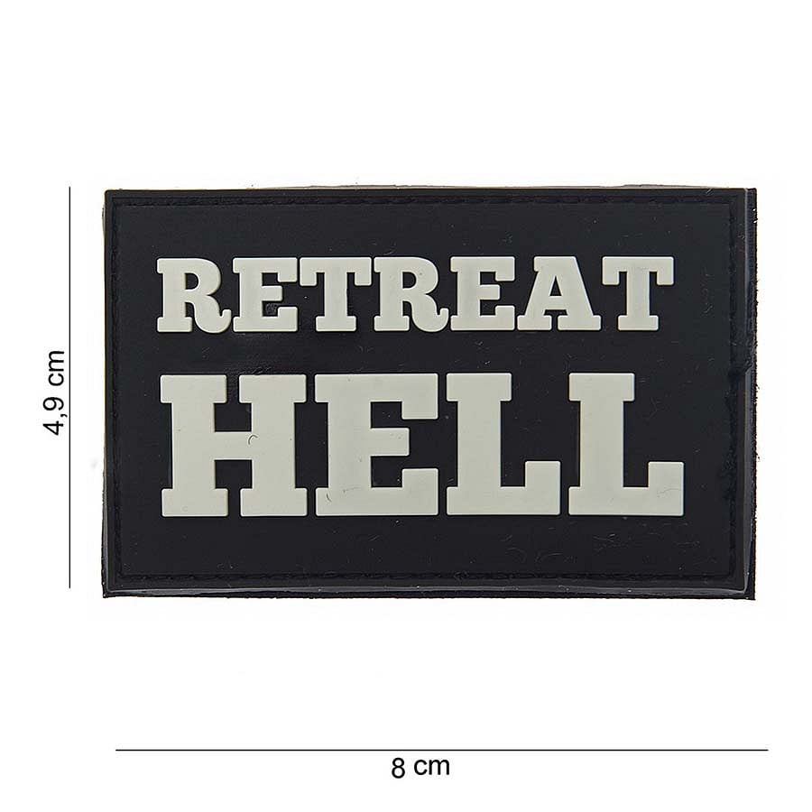 101 Retreat Hell 3D PVC Patch