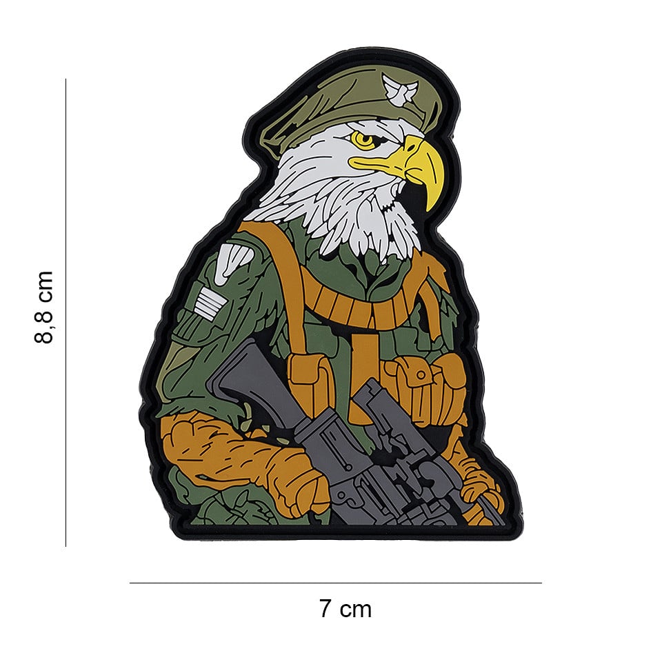 101 Dangerous Eagle Full Colour 3D PVC Patch
