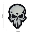 101 Psycho Skull Glow in the Dark 3D PVC Patch
