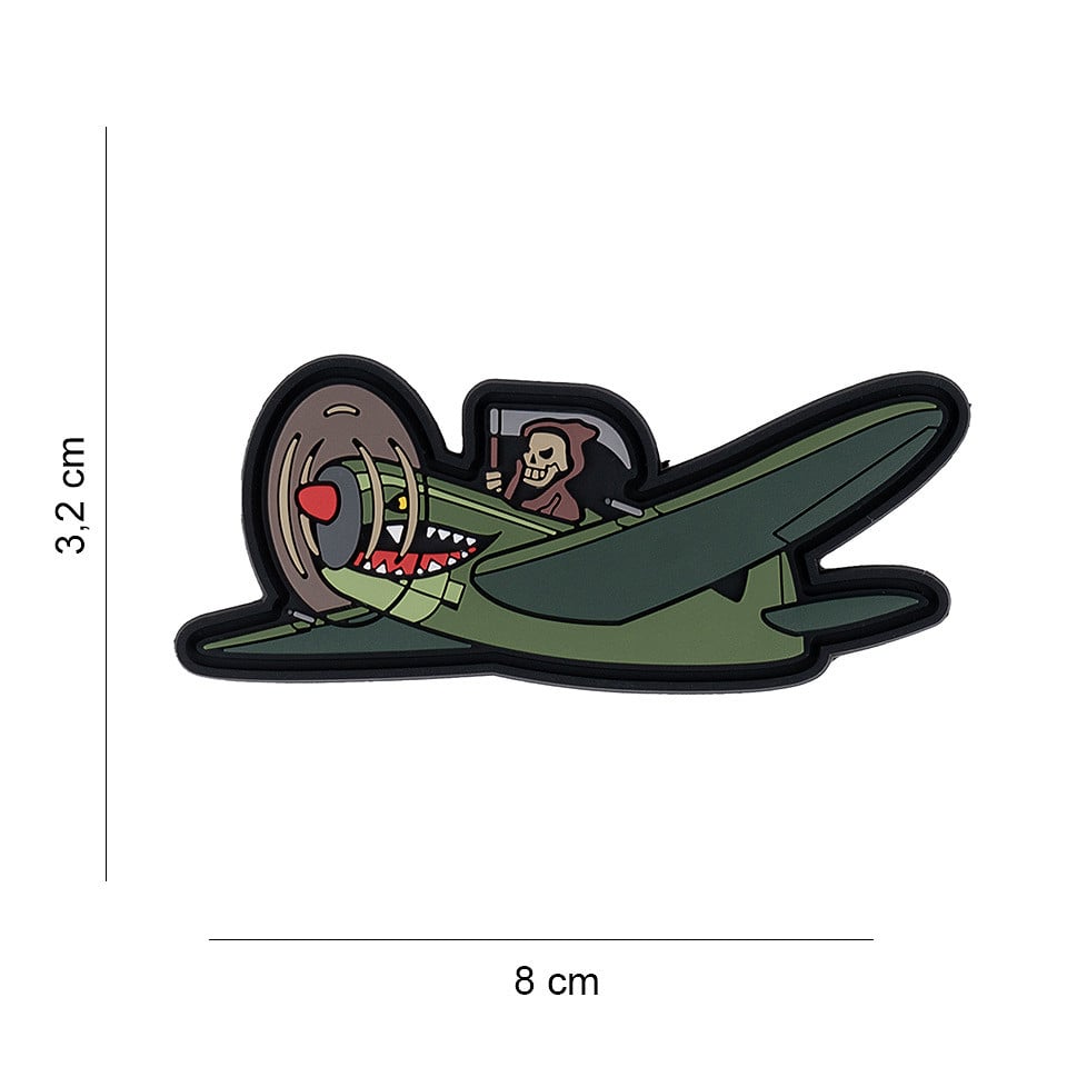 101 Warhawk Grim Reaper 3D PVC Patch