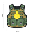 101 Tactical Vest Finger 3D PVC Patch