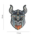 101 UV Skull Viking 3D PVC Patch