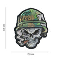 101 UV Skull Vietnam Ace 3D PVC Patch