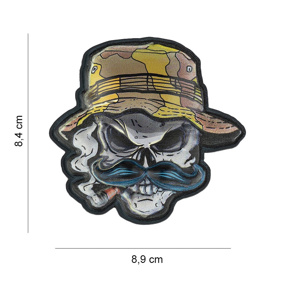 101 UV Skull Bush Ranger 3D PVC Patch