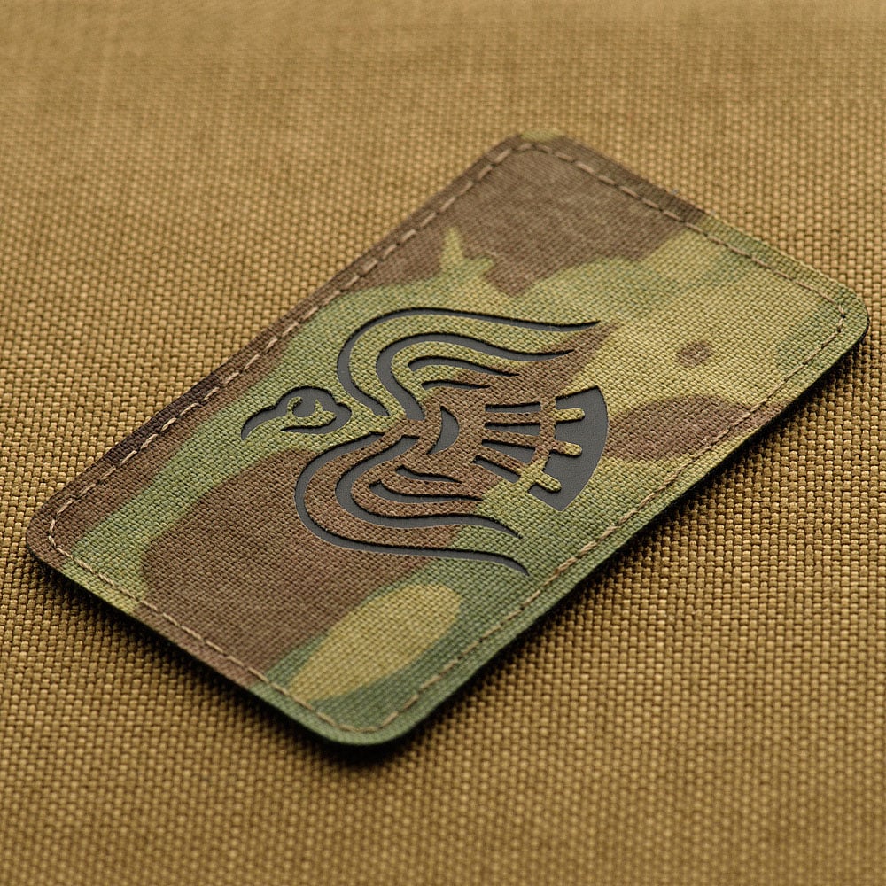 M-Tac Raven Flag Laser Cut Cordura Patch - Multicam