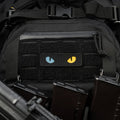 M-Tac Cat Eyes Lasercut Patch - Black/Blue/Yellow
