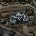 M-Tac Viking's Drakkar 3D Rubber Patch - Black/Grey