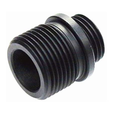 AW Custom 11mm CW to 14mm CCW thread adapter black