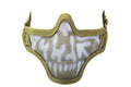 Nuprol Mesh Lower Face Shield V1 - Skull Tan