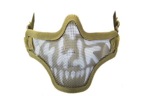Nuprol Mesh Lower Face Shield V1 - Skull Tan