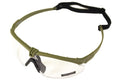 Nuprol Battle Pro Eye Protection - Green Frame - Clear Lens