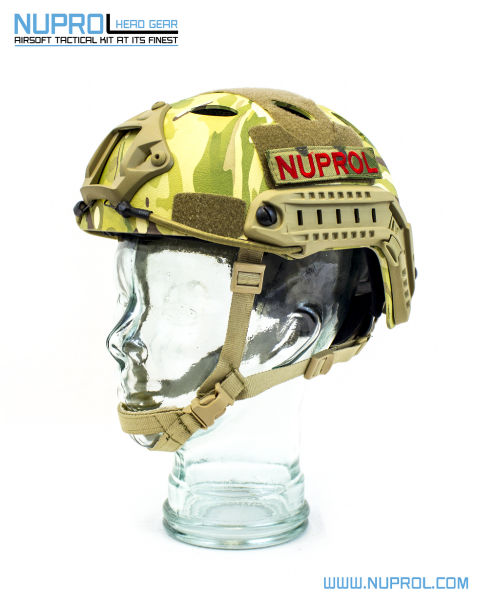 Nuprol Fast Railed Helmet - Multi