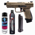 Cybergun CANiK TP9 Elite Combat Pistol Bundle - FDE