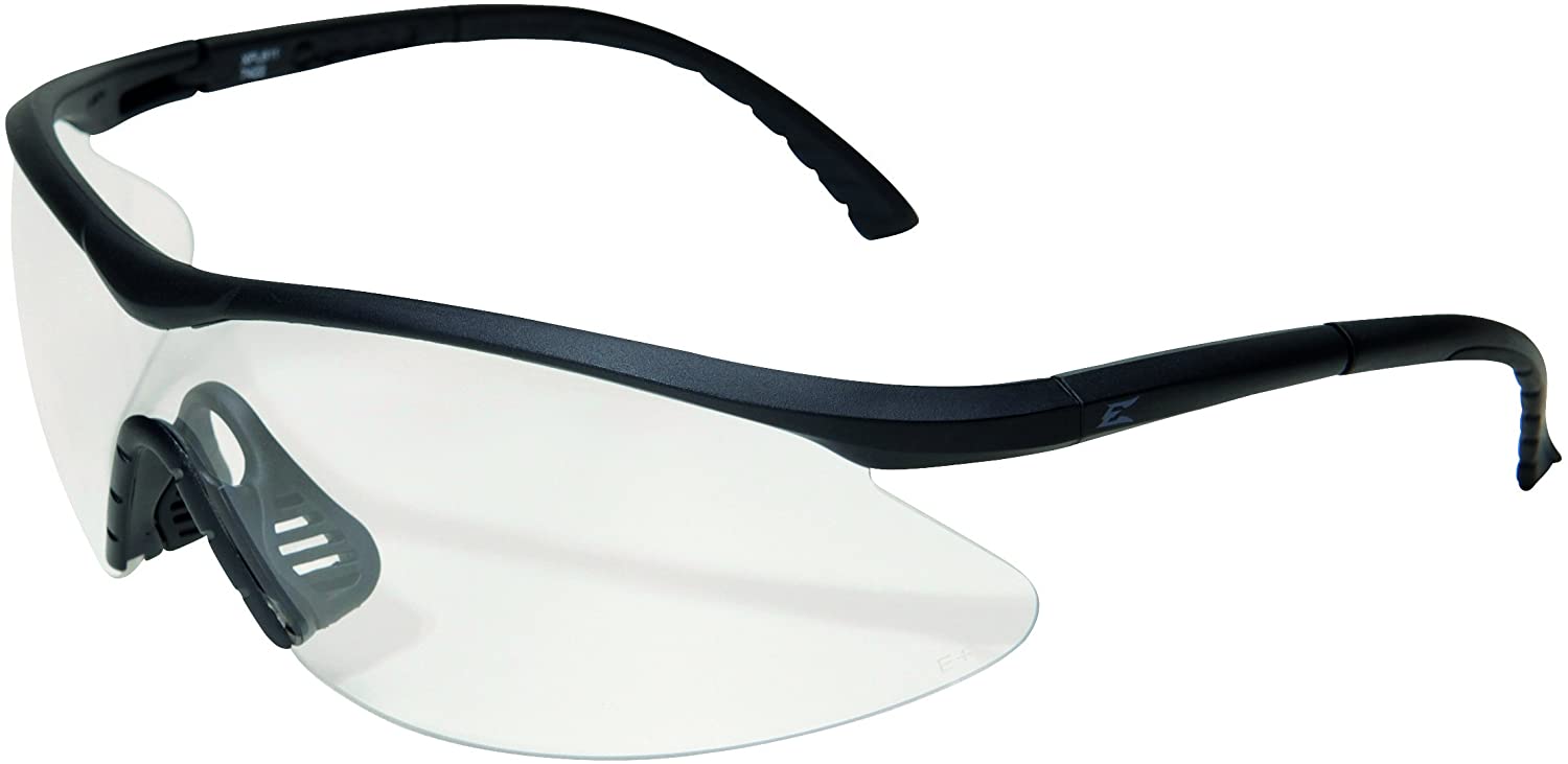 Edge Eyewear Fastlink - Matte Black Frame / Clear Vapor Shield Lens