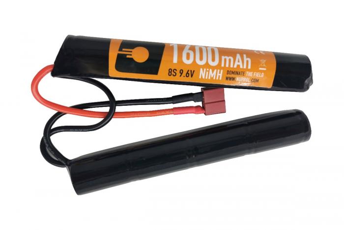 Nuprol 1600mAh NiMH 9.6V Nunchuck - Deans