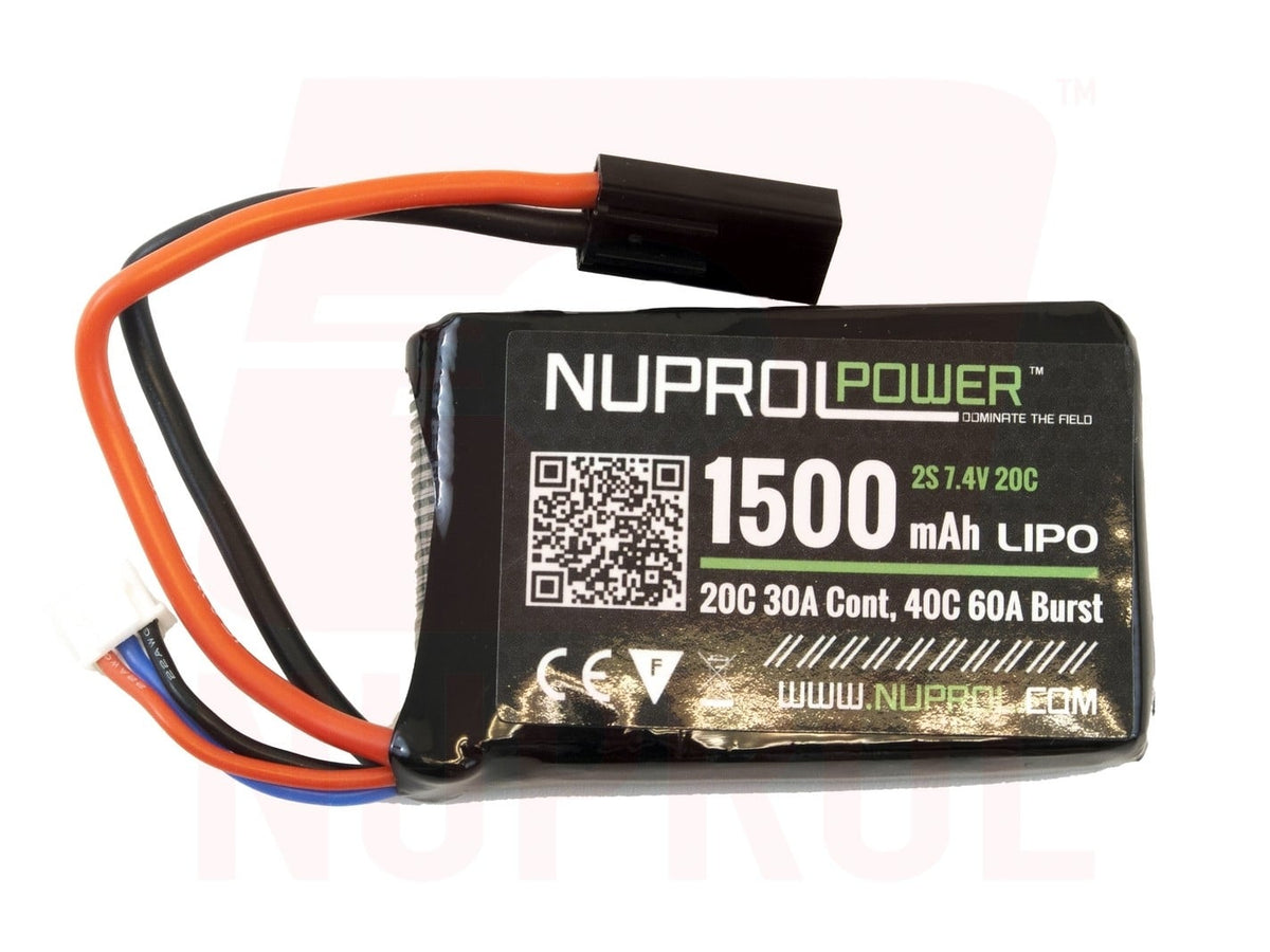NP POWER 1500MAH 7.4V 20C PEQ MICRO LIPO