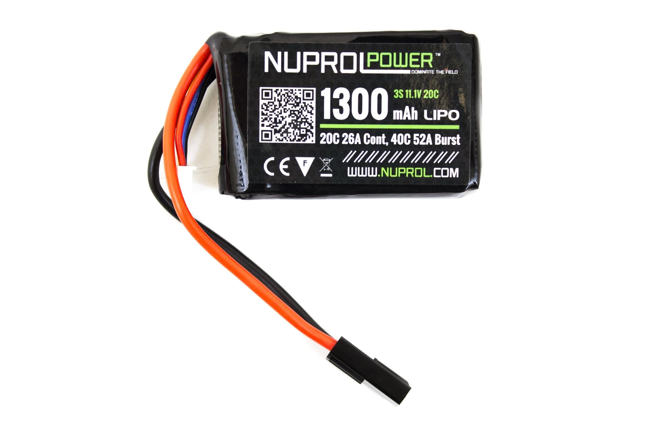 Nuprol 11.1v 1300Mah Lipo PEQ