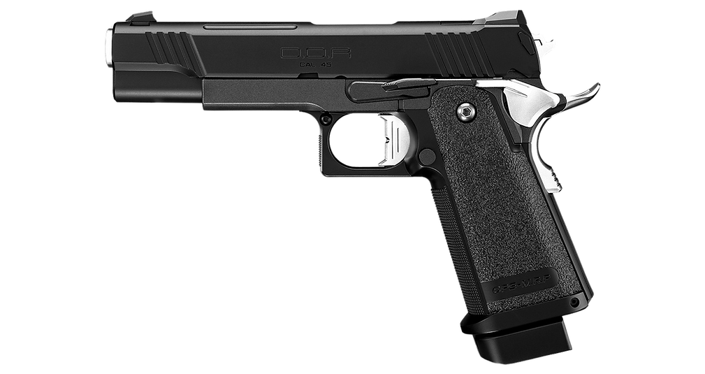 Tokyo Marui Hi-Capa D.O.R Gas Blowback Pistol - Black/Chrome