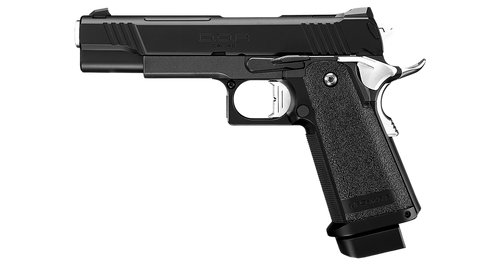 Tokyo Marui Hi-Capa D.O.R Gas Blowback Pistol - Black/Chrome