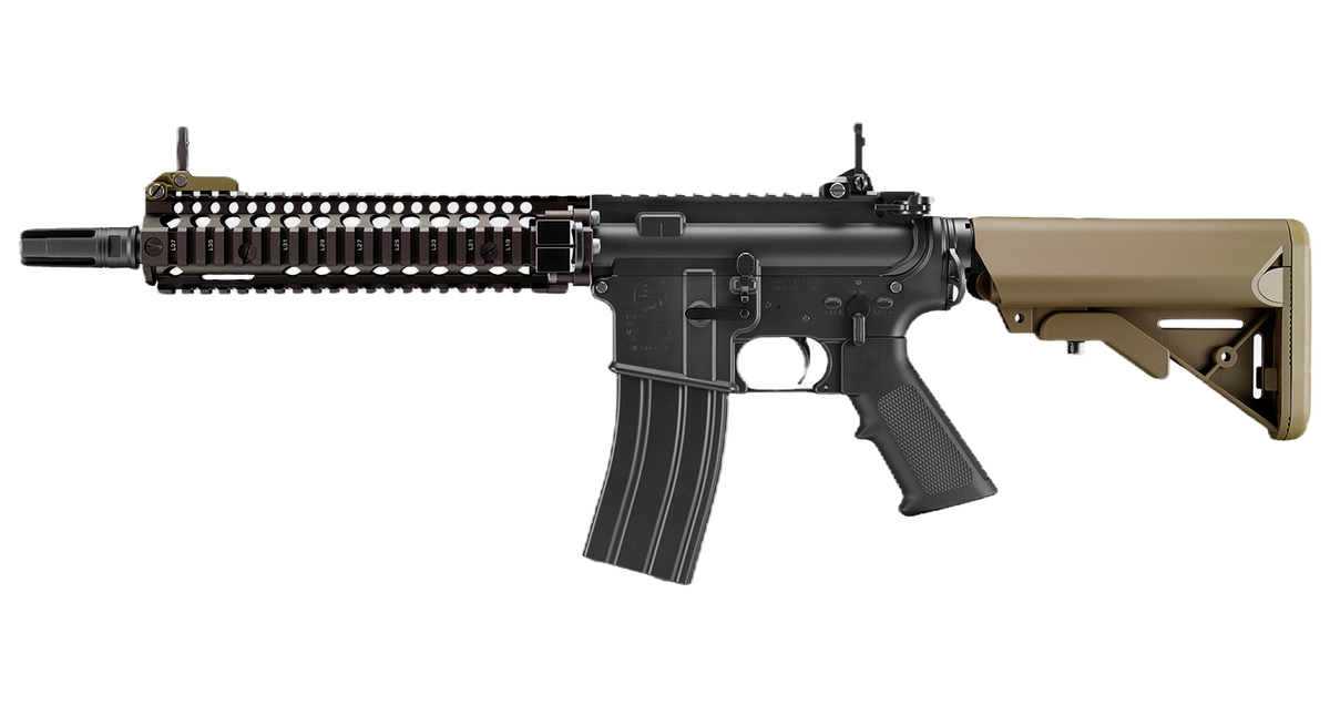 Tokyo Marui MK18 MOD.1 GBB Rifle with Z-System - Black/Tan