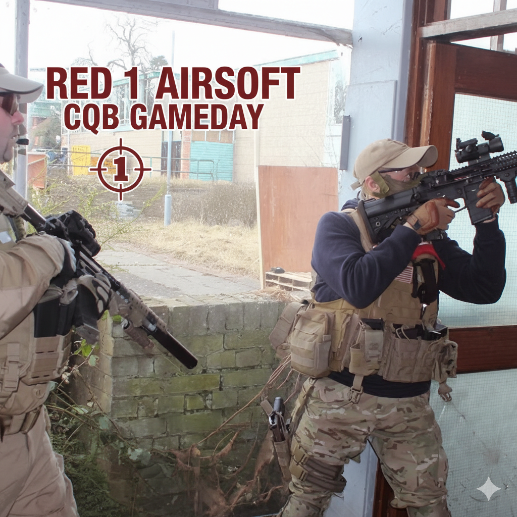 Rental Red 1 Airsoft CQB Gameday