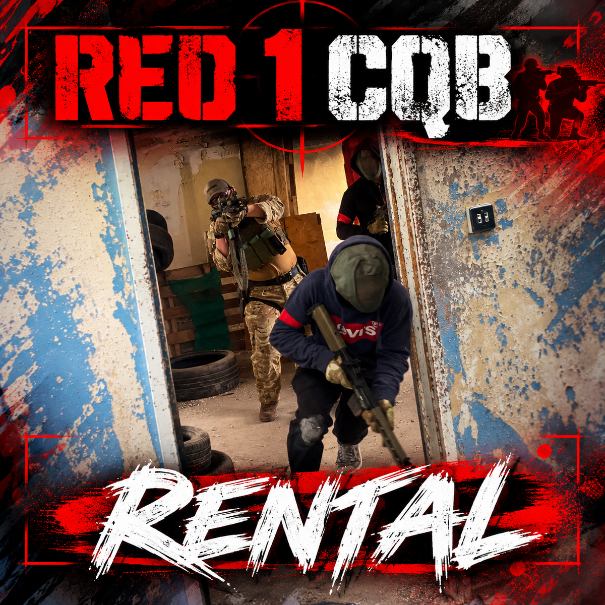 Rental Red 1 Airsoft CQB Gameday