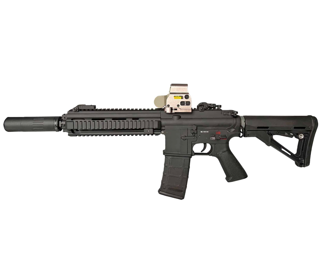 E&C 416D 9 Inch With E-Shooter Mosfet Tactical – Black – Accessories Included (2025 Version)
