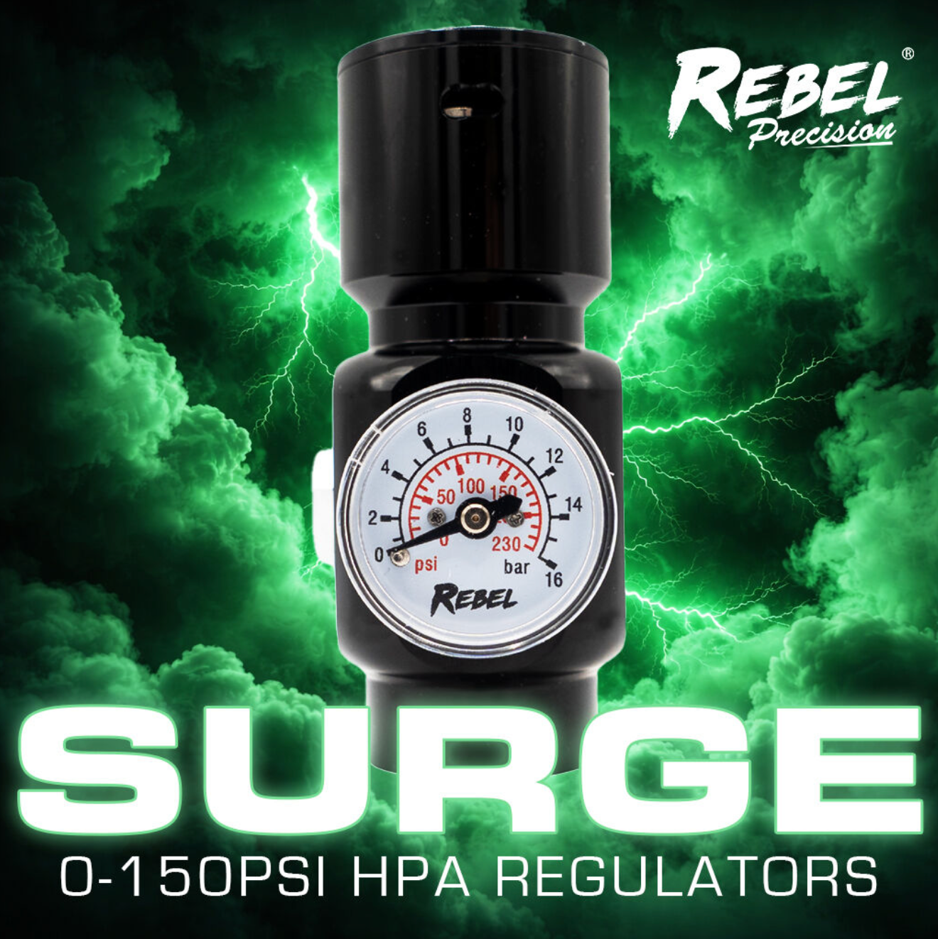 REBEL SURGE HPA REGULATOR & FLEX LINE BUNDLE