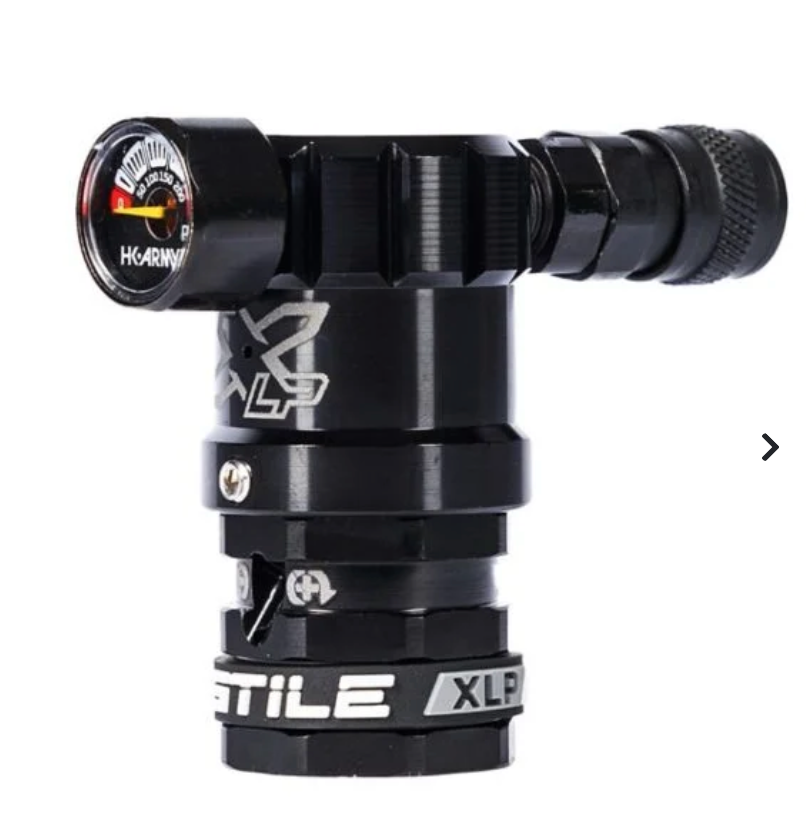 HK ARMY HOSTILE XLP REGULATOR - SIDE PORT - BLACK