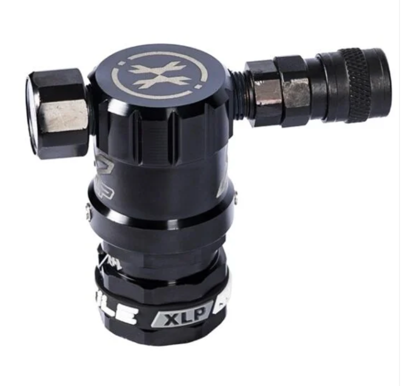 HK ARMY HOSTILE XLP REGULATOR - SIDE PORT - BLACK