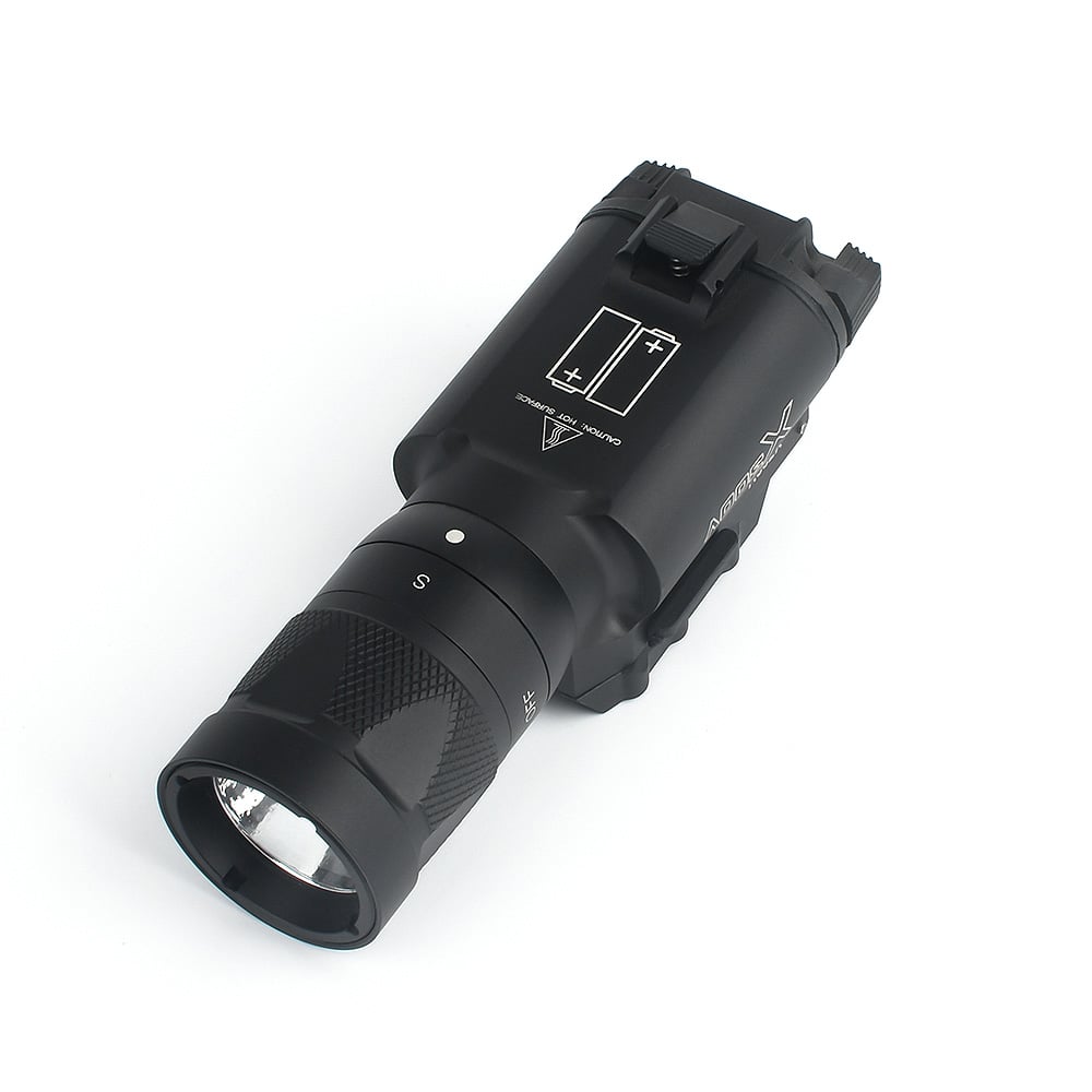 BO LED Pistol flashlight X300 Stroboscopic 220 lumens - Black