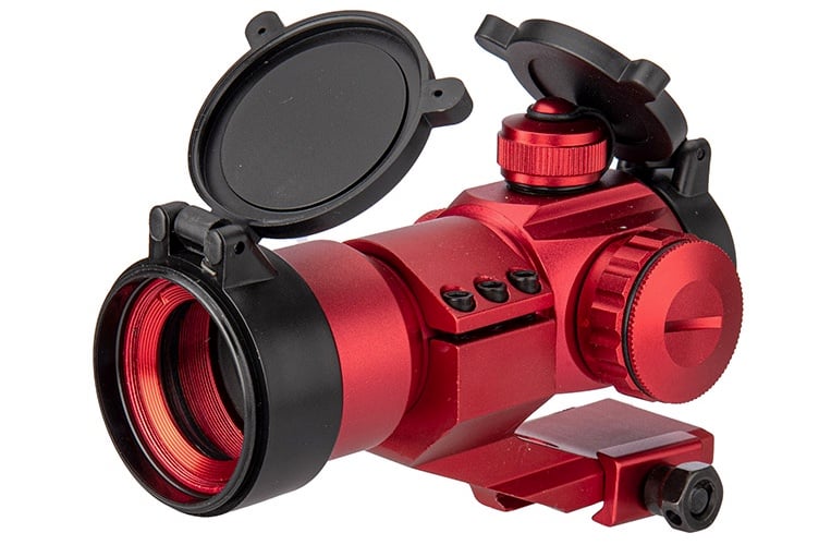 Lancer Tactical Red and Green Dot Scope w/Cantilever Mount - Red  (CA445R)