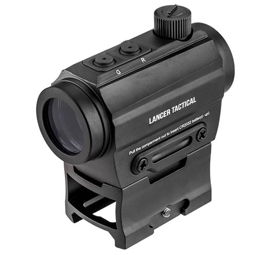 Lancer Tactical Reflex Micro Red & Green Dot  W/ Hi-Mount (CA-1429B)