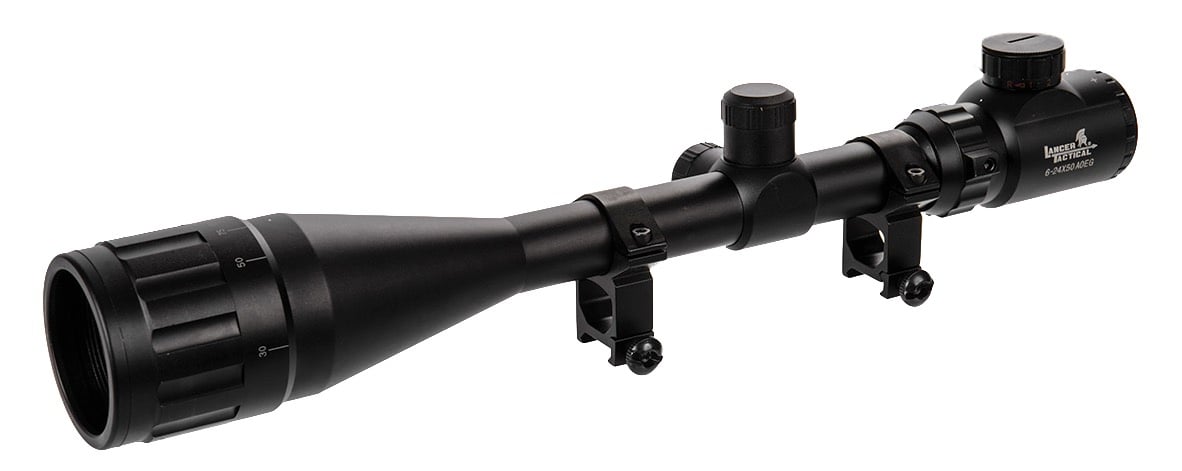 Lancer Tactical 6-24x50 AOEG illuminated Red /Green Scope (CA-1414)