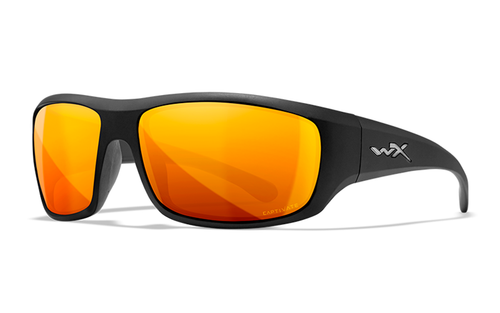 Wiley X OMEGA - Matte Black Frame - CAPTIVATE Polarized Bronze Mirror Lens