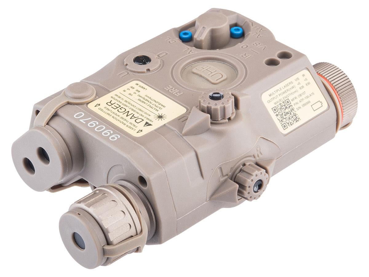 Rebel LA-PEQ-15 Red Laser/IR Laser/Flashlight - Dark Earth