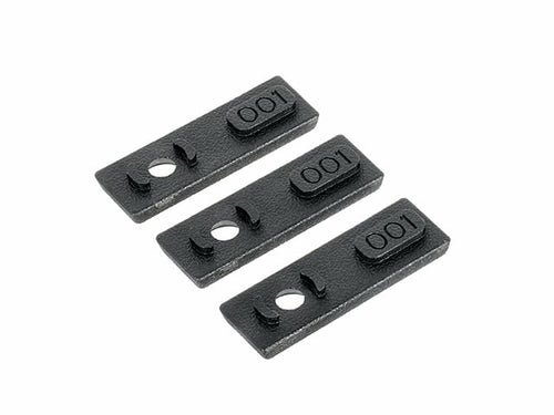 Rebel KeyMod Cable Clip Set of 3-Black