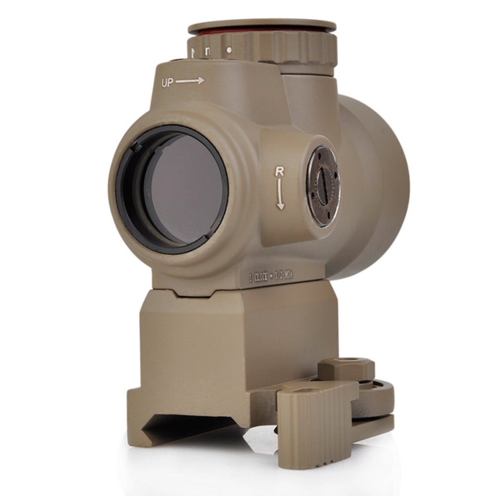 AIM-O MRO Red Dot with QD Riser Mount & Low Mount - Dark Earth