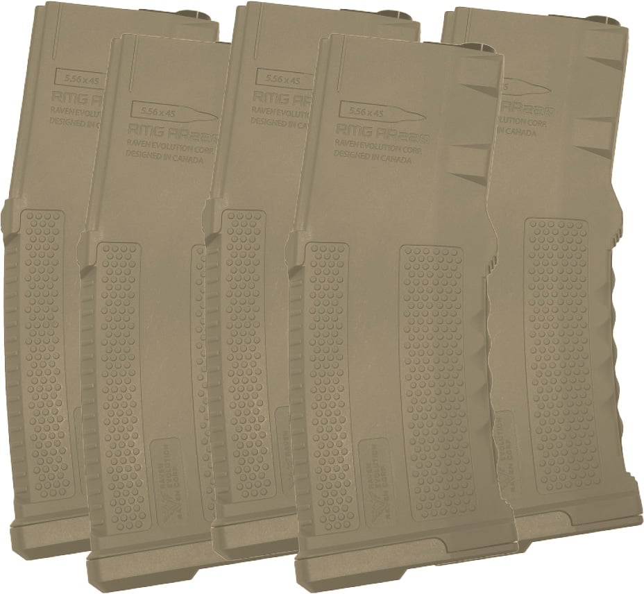Raven Evolution RMG AR220 Midcap 5 Pack - DE
