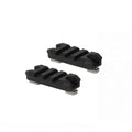 Amoeba 2 Inch M-LOK Plastic Rail 2-Pack - Black